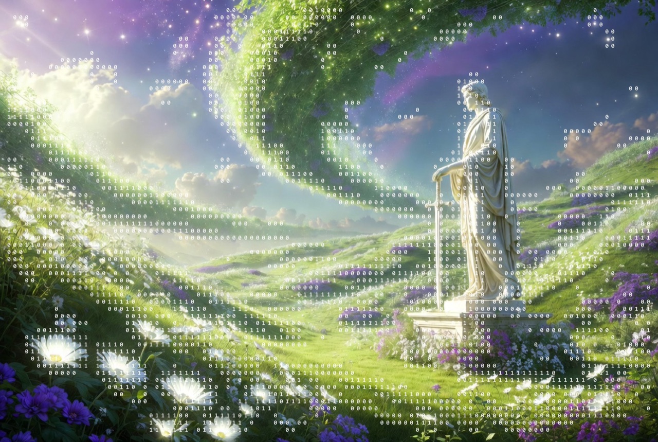 ASCII Magic artwork shared by @AbubakerDev on X