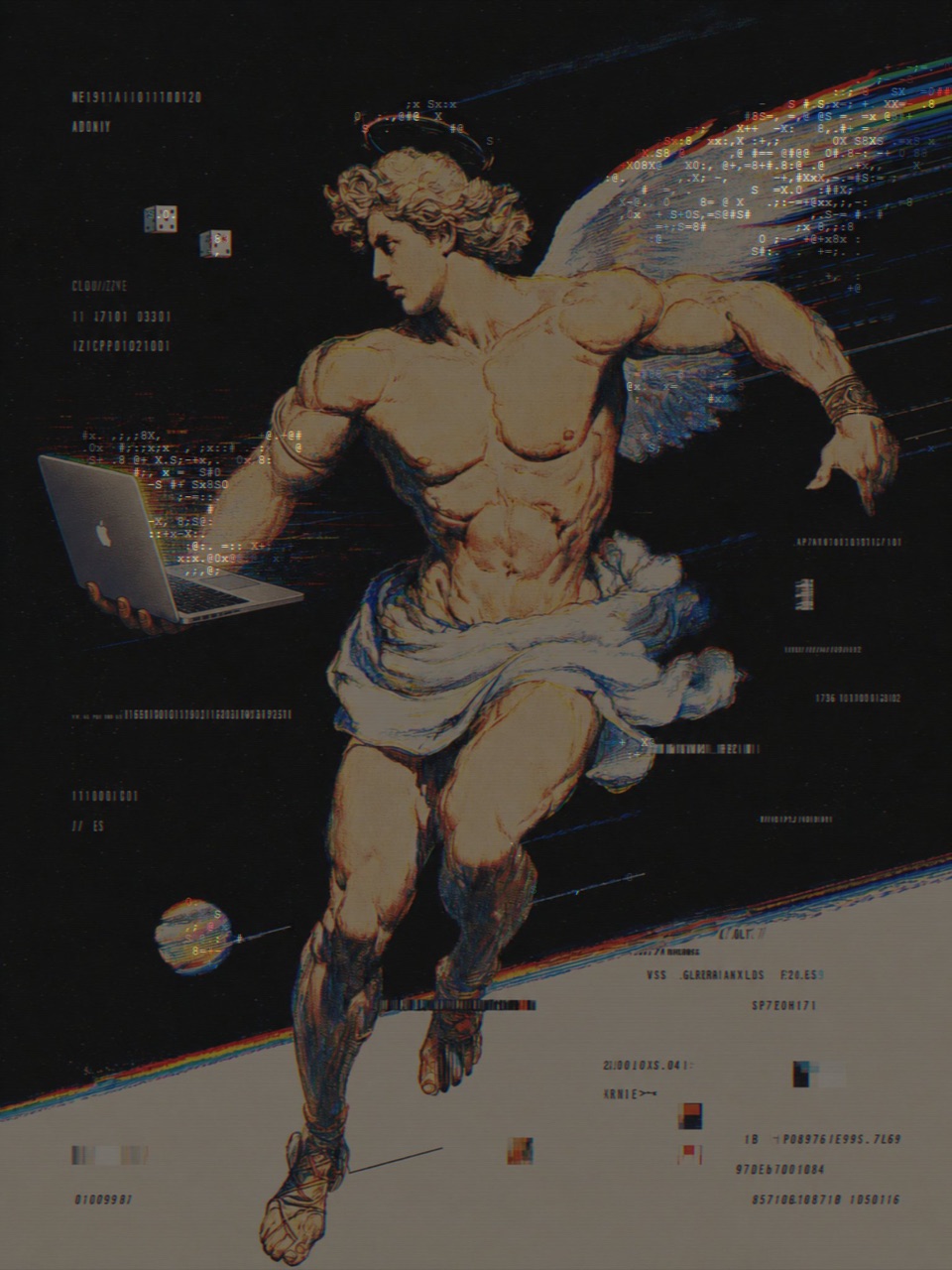 ASCII Magic artwork shared by @ThisisHan1_ on X