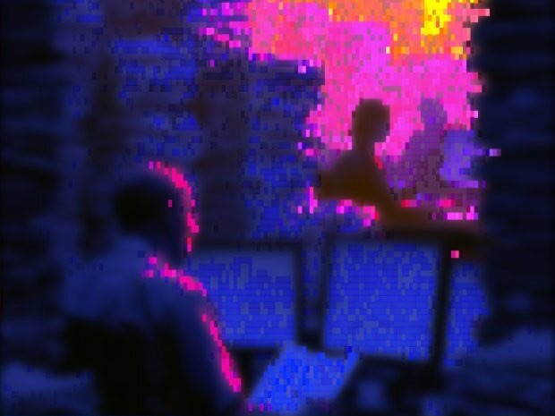 Photo rendered in the Block style, Quarter blocks
