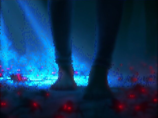 Photo rendered in the Block style, Terminal art