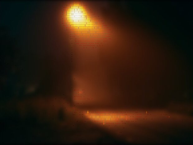 Photo rendered in the Cross style, Dense stitch