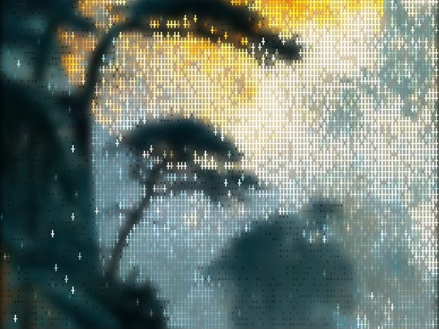 Photo rendered in the Cross style, Fine hatch