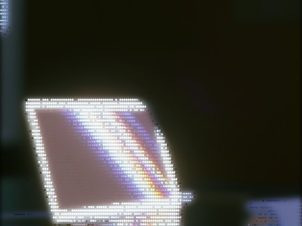 Photo rendered in the Diamond style, Diamond glyphs