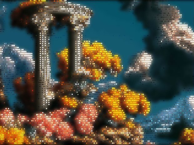 Photo rendered in the Diamond style, Bold gems