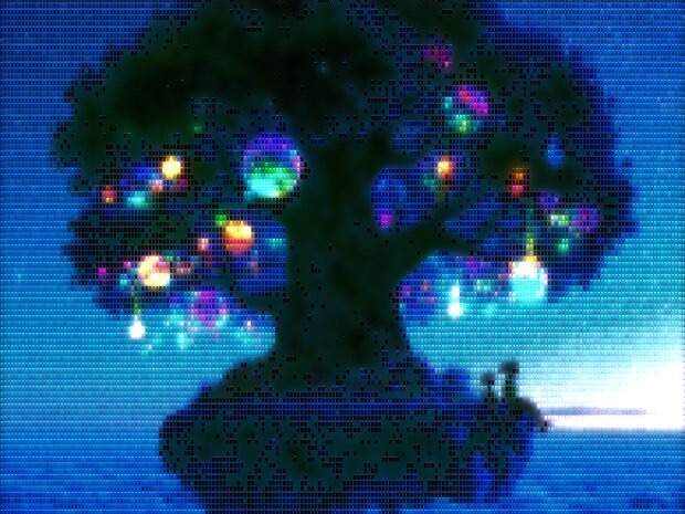 Photo rendered in the Disco style, Sparkle tiles