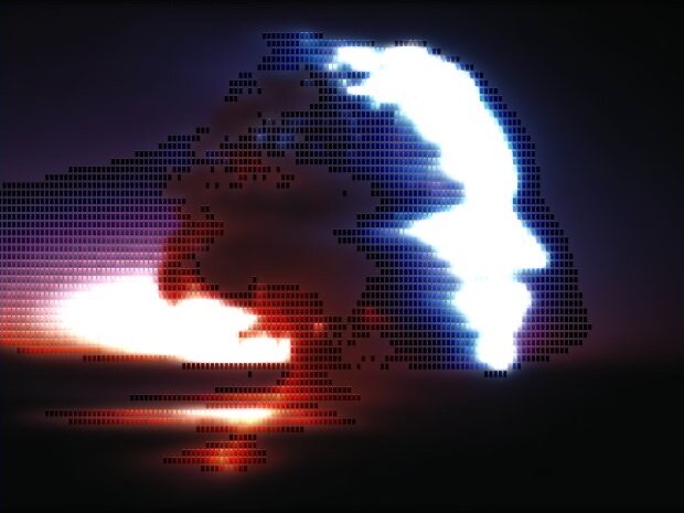 Photo rendered in the Disco style, Bright facets
