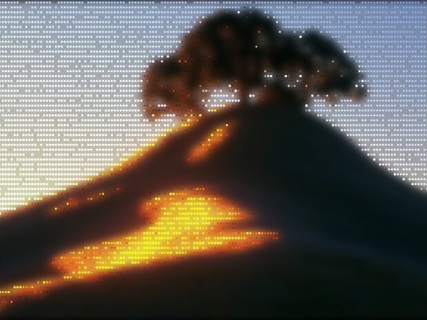 Photo rendered in the Dots style, Pop-art dots