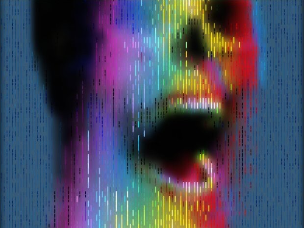 Photo rendered in the Lines style, Bold strokes