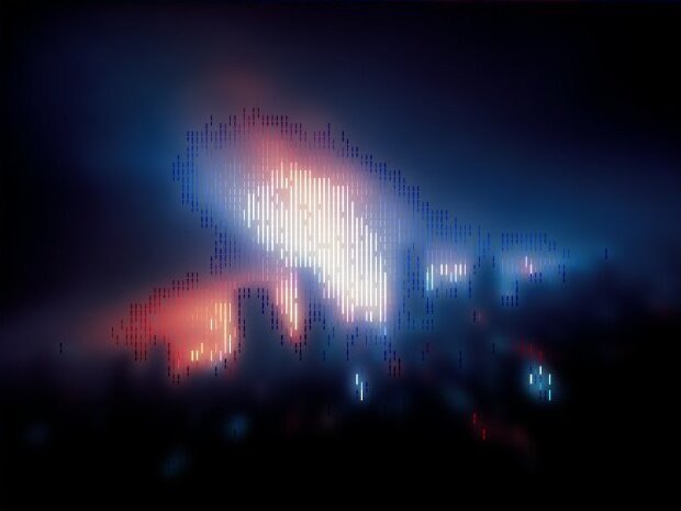 Photo rendered in the Lines style, Rain lines