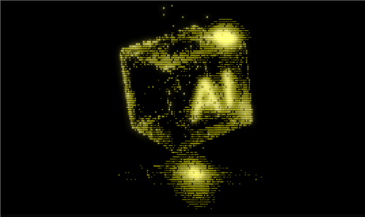 Yellow 3D cube